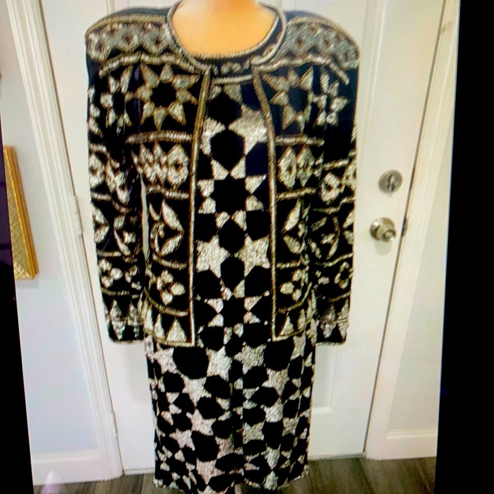 Vintage Adrienne Vittadini Dress and Jacket